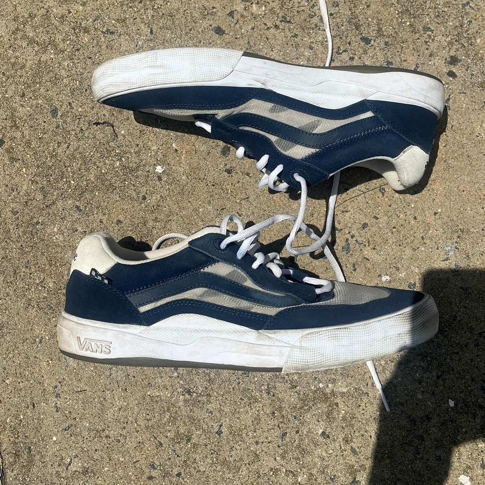 Vans x Dime Wayvee Evening Blue Skateboard Shoes Size 13 US